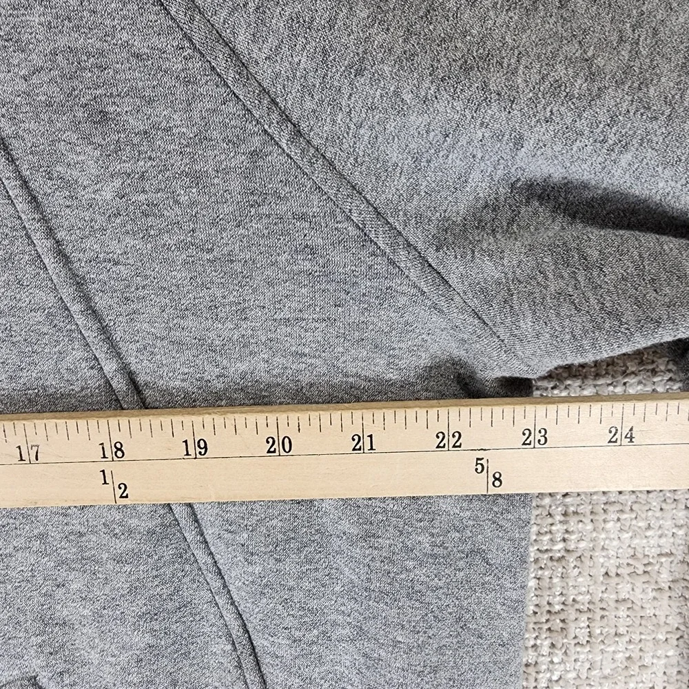 Lululemon Scuba Oversized Varsity Jacket Womens M/L Heathered Grey Plush Lining
